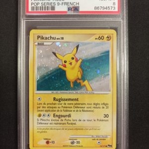 Pikachu 15/17 Holo Pop 9 PSA 8