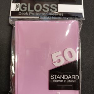 X50 Sleeves Ultra Pro Gloss Rose Standard 66x91mm