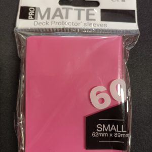 X60 Sleeves Ultra Pro Matte Rose 62x89mm Japenese Size