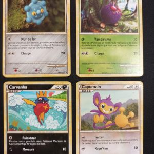 4 Cartes Crimped HeartGold SoulSilver