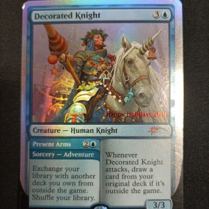 Decorated Knight Promo Happy Holidays