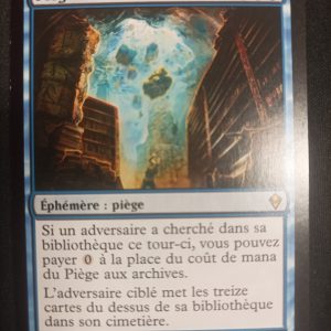 Piège Aux Archives Zendikar