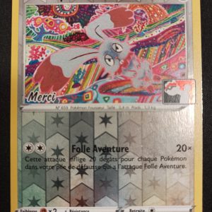 Sapereau 150/189 Reverse Ténèbres Embrasées Ligue MERCI