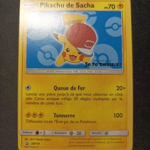 Pikachu De Sacha sm114 Promo Soleil Et Lune