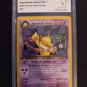 Hypnomade Obscur 26/82 Team Rocket Édition 1 PCA 9