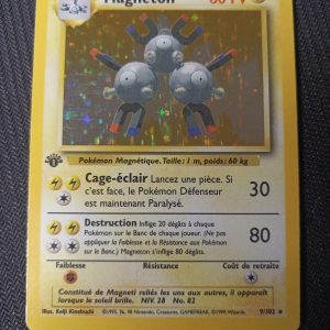 Magneton 9/102 Holo Set De Base Édition 1