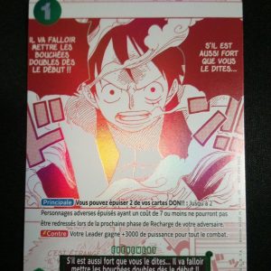 S'il Est Aussi Fort Que Vous Le Dites... Il Va Falloir Mettre Les Bouchées Doubles Dès Le Début !! Op13-040 Promo