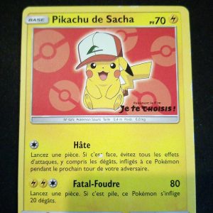 Pikachu De Sacha  Sm108 Promo Soleil Et Lune