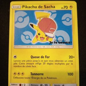 Pikachu De Sacha Sm114 Promo Soleil Et Lune