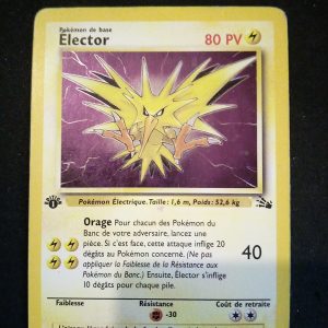 Elector 15/62 Holo Fossile Édition 1