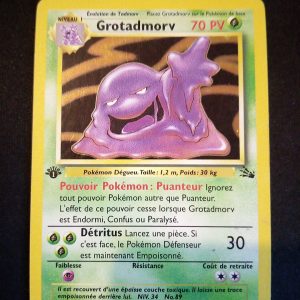 Grotadmorv 13/62 Holo Fossile Édition 1